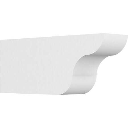 Ekena Millwork Standard Carmel Architectural Grade PVC Rafter Tail, 5"W X 8"H X 20"L RFTP05X08X20CAR